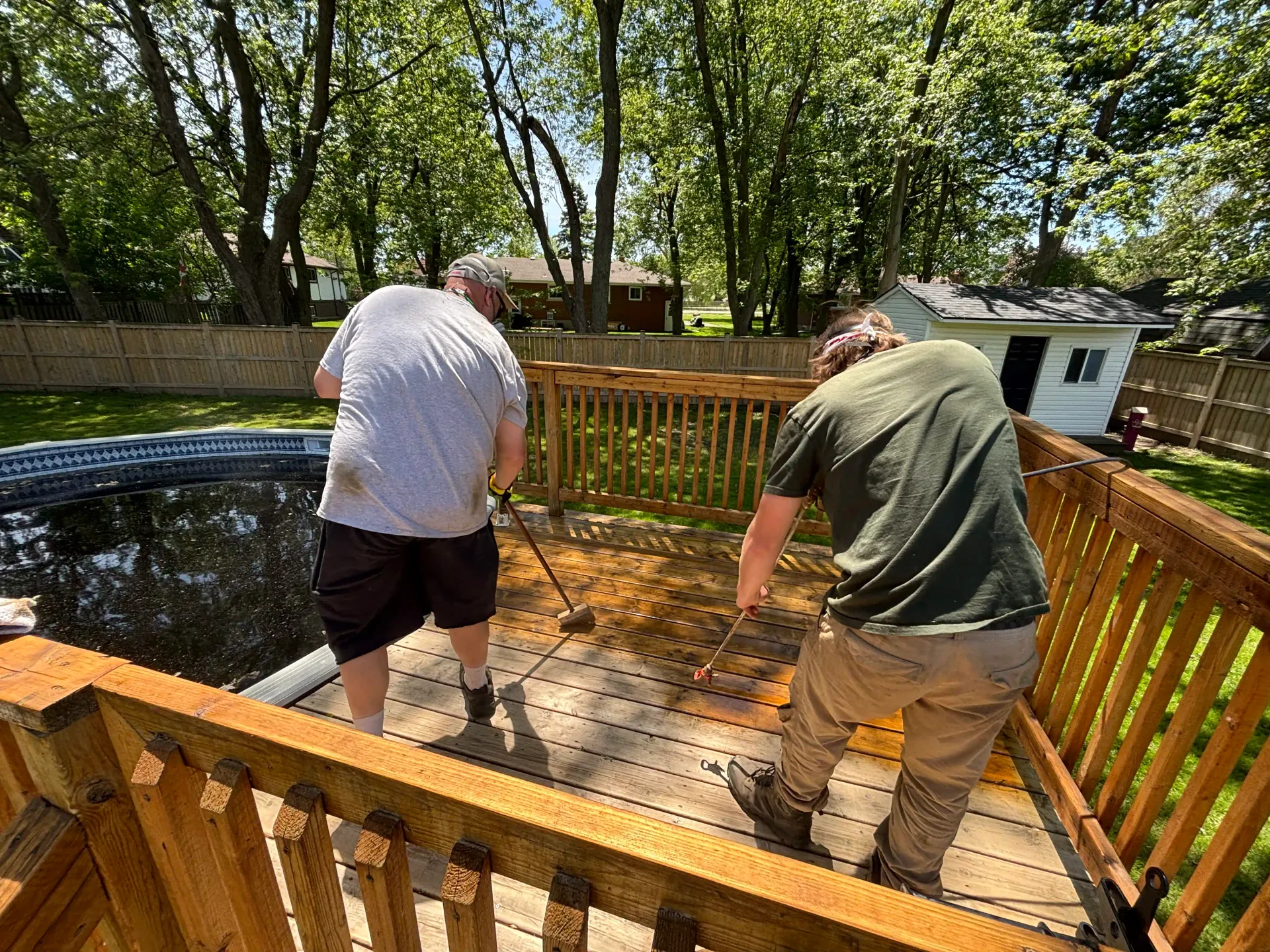 Deck Staining